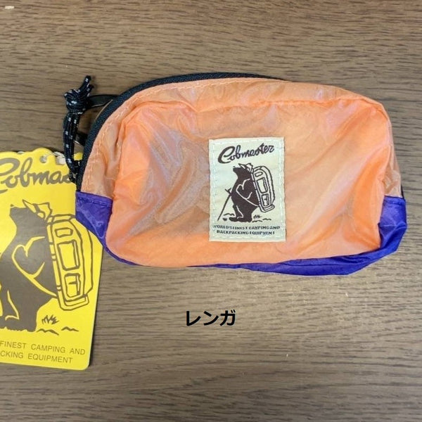 COBMASTER ( コブマスター ) COB-CR SQUARE POUCH S | ポーチ | アウトドア | レジャー | キャンプ | 旅行 | カード入れ | マチ付き | ミニウォレット | ミニ財布 | コンパクト | 軽量 | 防水 | 81020600 | こぶますたー