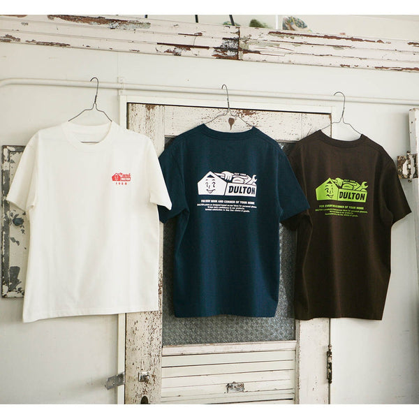 DULTON ( ダルトン ) DULTON T-SHIRT TOOL BOX | シャツ | 半袖シャツ | Tシャツ | 半袖Tシャツ | コットン100% | 7.7オンス | 普段着 | 作業着 | 夏服 | シンプル | バックプリント | T24-0866