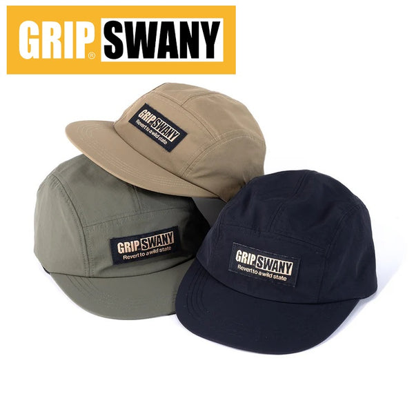 【 SALE 】GRIP SWANY ( グリップスワニー ) 【 GSA-119 】 BOX LOGO CAP キャップ | 帽子 | アウトドア | キャンプ | 日よけ | カジュアル | ロゴ | ナイロン