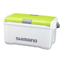 SHIMANO ( シマノ ) ユニフリーズ 20L | LT | クーラー | クーラーボックス | 保冷 | キャンプ | 釣り | アウトドア | レジャー | 水抜き | 内寸45cm | 定番 | Wライムグリーン | ロゴ | シンプル | 座れる | 両面開き | ハードクーラー