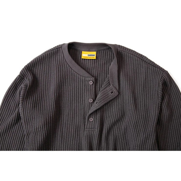 【 SALE 】GRIP SWANY ( グリップスワニー ) 【 GSC-83 】 WAFFLE L/S TEE Tシャツ | 長袖 | シャツ | アウトドア | アパレル | キャンプ | ワッフル | ワッフルニット | シーンレス