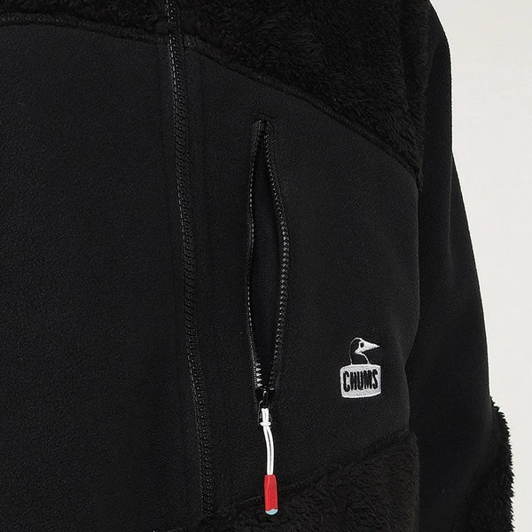 CHUMS ( チャムス ) ボンディングフリースパネルパーカー アウター | フリース | パーカー | フリース | マイクロフリース | ブービー | 刺繍 | 冬服 | フード付き | アウトドア | キャンプ | CH04-1419