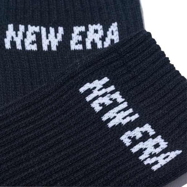 NEW ERA ( ニューエラ ) ソックス クルー 3ペア | 靴下 | 3足 | セット | 通勤 | 通学 | 毎日 | シンプル | ホワイト | ライン | 使いやすい | サイズ豊富 | アウトドア | キャンプ | レジャー | ネイビー | ブラック