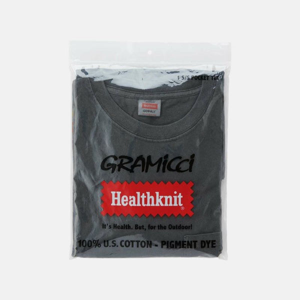 GRAMICCI ( グラミチ ) Healthknit S/S POCKET TEE ヘルスニットS/SポケットTシャツ | シャツ | 半袖 | 夏服 | 綿100% | 胸ポケット | GUT5-S3016 | ビンテージ感 | シンプル