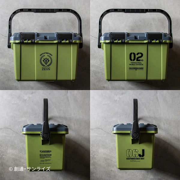 機動戦士ガンダム ツールボックス17L ジオン公国軍モデル | G-102 | シャア専用モデル | G-101 | タフ | 頑丈 | ハードボックス | フタ | 取り外し | 両側開閉 | スタッキング | 車 | 収納 | 収納ボックス