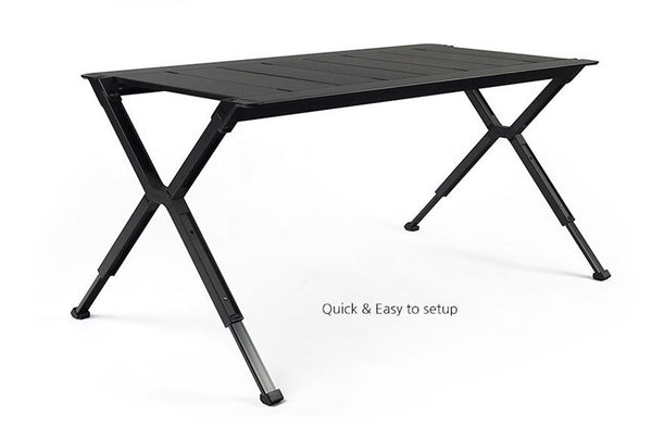 VERNE ( ベルン ) VST MAESTRO Ver2.0 SYSTEM TABLE | テーブル | ファミリーキャンプ | 大型テーブル | 大きめ | アウトドア | キャンプ | BBQ | シンプル | 黒色 | 便利 | 簡単 | 組立 | べるん