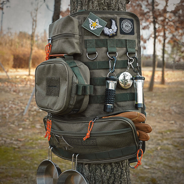 KZM OUTDOOR( カズミ アウトドア )フィールドマルチオーガナイザー | キャンプ用品 | アウトドアポーチ|  収納ケース | 収納バッグ | 小物入れ | マルチ収納 | キャンプ | アウトドア