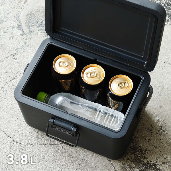 POST GENERAL ( ポストジェネラル ) THE ICE ERA HARD-SHELL COOLER 3.8L / アイスエラ ハードシェルクーラー 3.8L 982470005 | クーラーボックス | ソロキャンプ | キャンプ | アウトドア | シンプル | かっこいい | ピクニック | お弁当 | 部活 | クラブ活動