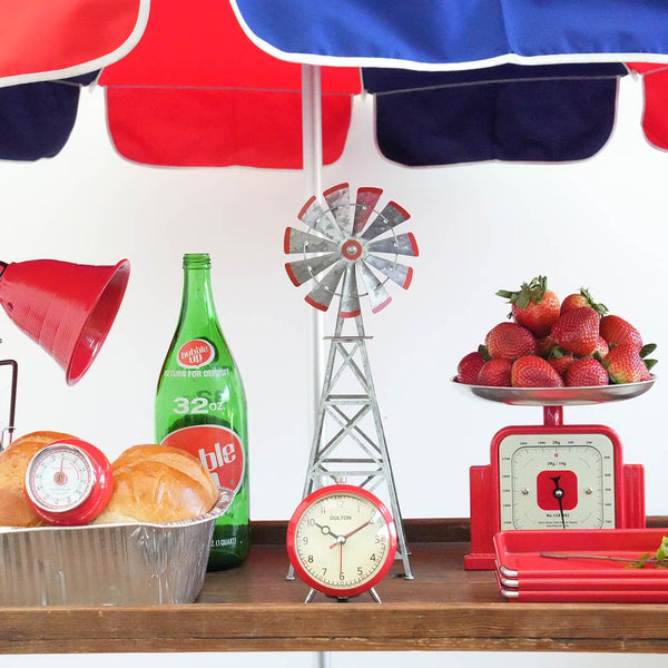 DULTON ( ダルトン ) アラーム クロック | 時計 | 置時計 | 可愛い | シンプル | 足付き | 無音に近い | ベル | 古典的 | オシャレ | インテリア | アラーム | 目覚まし時計 | 100-053Q | だるとん