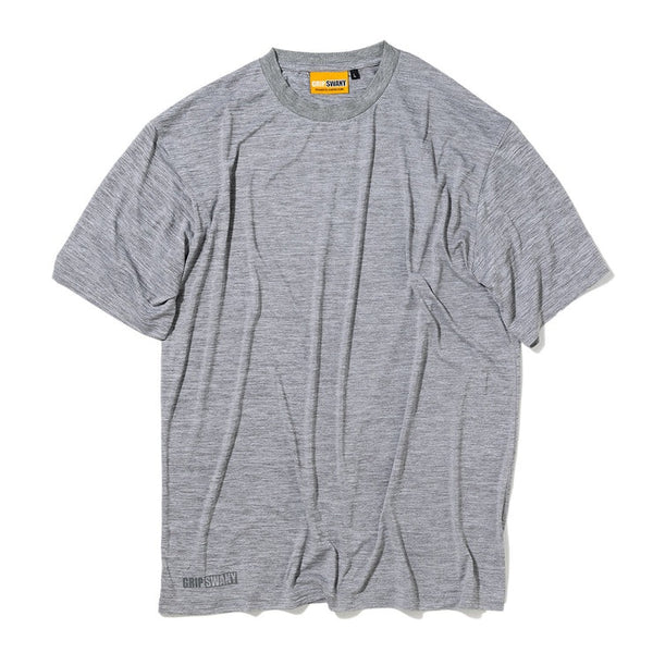 【 SALE 】GRIP SWANY ( グリップスワニー ) 【 GSMCT0014 】 BOX LOGO DRY S/S TEE | シャツ | Tシャツ | 半袖 | 半袖Tシャツ | 半袖シャツ | シンプル | UVカット | 速乾 | バックプリント | ランニング | キャンプ | ジム | 使いやすい | アウトドア | レジャー | ぐりっぷすわにー
