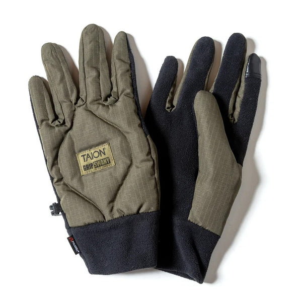 GRIP SWANY ( グリップスワニー ) 【 TAION-GRIPSWANY-GV01 】 TAION X GRIP SWANY DOWN GLOVES | 手袋 | 防寒 | スマホ操作可能 | 通勤 | 通学 | シンプル | かっこいい | ダウン | ぐりっぷすわにー