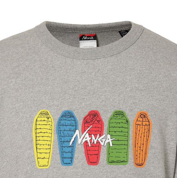 【 SALE 】NANGA ( ナンガ ) ECO HYBRID SWEATSHIRT ( SB PT ) エコハイブリッド スウェットシャツ スリーピングバッグプリント | スウェットシャツ | シャツ | 長袖シャツ | 裏毛 | 長袖 | トップス | ウェア | アパレル