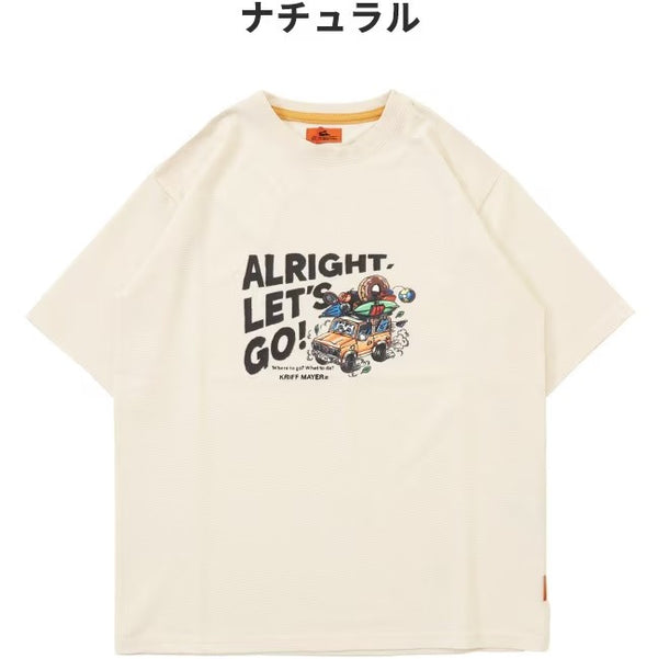 KRIFF MAYER ( クリフメイヤー ) BUG PROOFプリントT ( 車 ) MENS | メンズ | 2445108 | トップス | ウェア | Tシャツ | シャツ | 半袖 | 半袖シャツ | 夏服 | 防蚊加工 | 通気性 | BBQ | アウトドア | レジャー | キャンプ | 川遊び | くりふめいやー