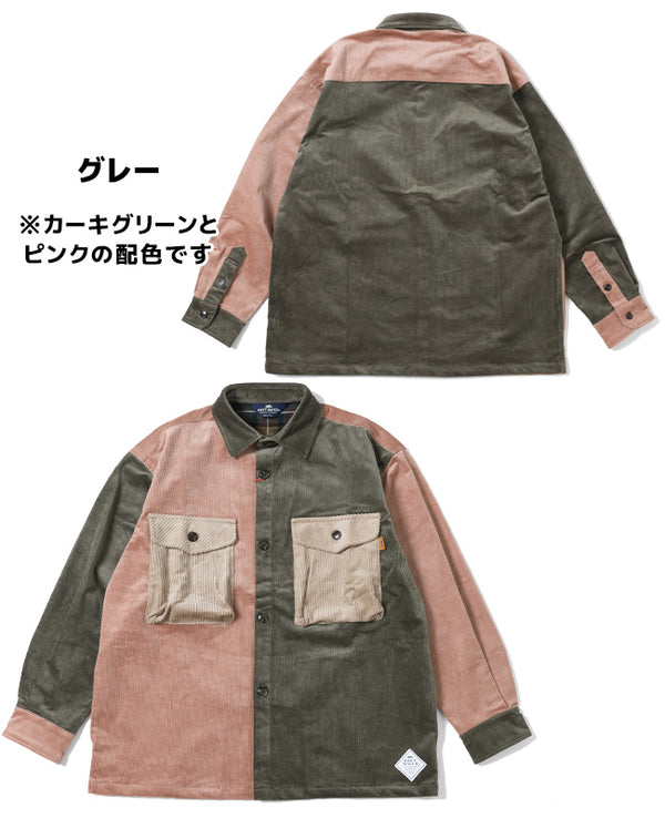 KRIFF MAYER(クリフメイヤー)マルチコーデュロイシャツ MENS アウトドア カジュアル 2315107