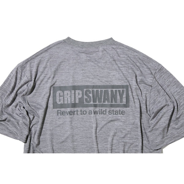 【 SALE 】GRIP SWANY ( グリップスワニー ) 【 GSMCT0014 】 BOX LOGO DRY S/S TEE | シャツ | Tシャツ | 半袖 | 半袖Tシャツ | 半袖シャツ | シンプル | UVカット | 速乾 | バックプリント | ランニング | キャンプ | ジム | 使いやすい | アウトドア | レジャー | ぐりっぷすわにー