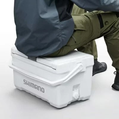 SHIMANO ( シマノ ) ユニフリーズ 20L | BS | クーラー | クーラーボックス | 保冷 | キャンプ | 釣り | アウトドア | レジャー | 水抜き | 内寸45cm | 定番 |  ロゴ | シンプル | 座れる | 両面開き | ハードクーラー