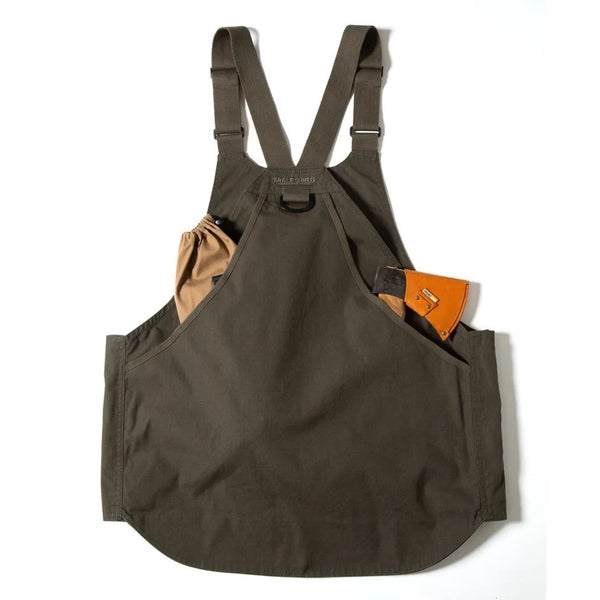 GRIP SWANY ( グリップスワニー ) 【 GSV-04V2 】 FIREPROOF APRON VEST | ベスト | アウトドア | キャンプ | 釣り | レジャー | ウェア | トップス | 収納 | ポケット | エプロン | 2way | ぐりっぷすわにー