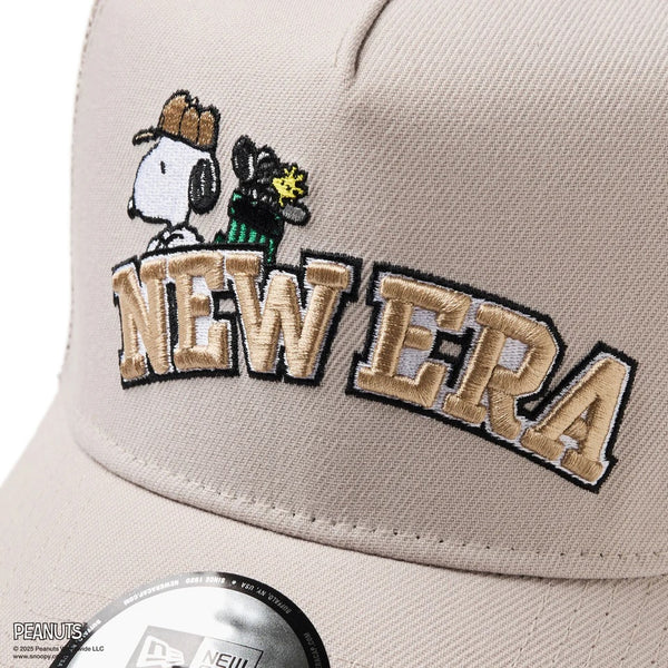 NEW ERA ( ニューエラ ) 9FORTY A-Frame トラッカー PEANUTS ピーナッツ アーチロゴ ゴルフ | 帽子 | キャップ | ユニセックス | サイズ調整 | キャップ | 日よけ | スヌーピー | スナップバック | メッシュ | ポリエステル | にゅーえら | 14432173 | 14432172