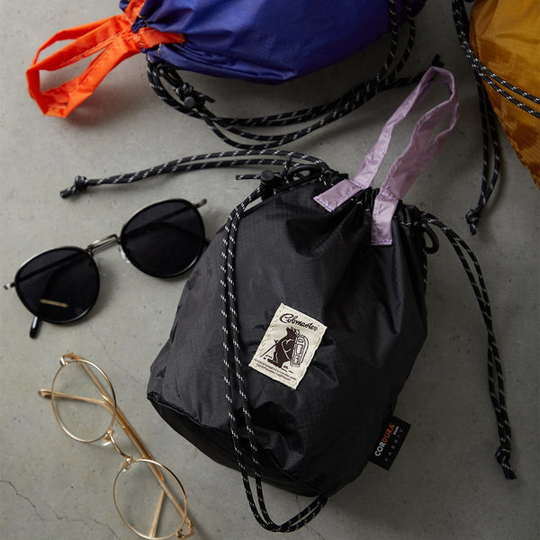 COBMASTER ( コブマスター ) COB CORDURA RIP KINCHAKU POUCH M | ポーチ | ユニセックス | アウトドア | ショルダーバッグ | バッグ | ナイロン | 18422600 | バイカラー | 軽量 | 巾着 | 軽い | こぶますたー