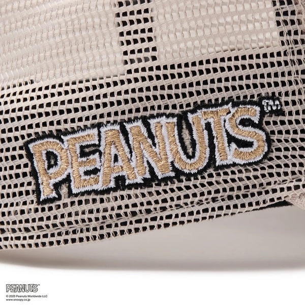 NEW ERA ( ニューエラ ) 9FORTY A-Frame トラッカー PEANUTS ピーナッツ アーチロゴ ゴルフ | 帽子 | キャップ | ユニセックス | サイズ調整 | キャップ | 日よけ | スヌーピー | スナップバック | メッシュ | ポリエステル | にゅーえら | 14432173 | 14432172