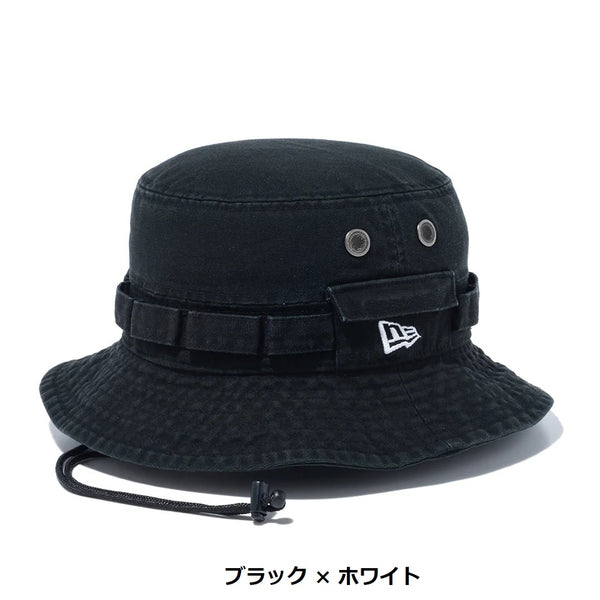NEW ERA ( ニューエラ ) アドベンチャー ベーシック ダックコットン | 帽子 | アドベンチャーハット | ハット | 日よけ | アウトドア | レジャー | キャンプ | ウォッシュ加工 | あご紐 | 取り外し可能 | コットン | シンプル