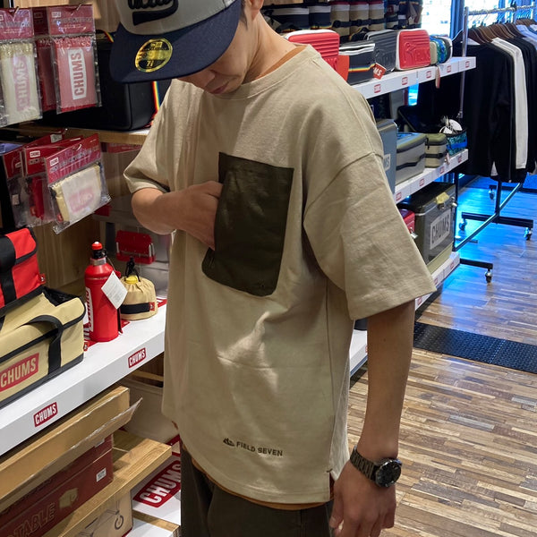 FIELD SEVEN(フィールドセブン) FIELD SEVEN POCKET TEE  FS-005