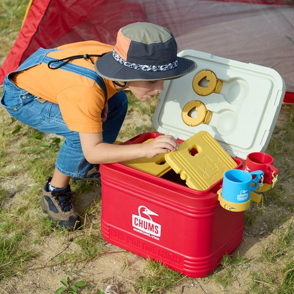 CHUMS ( チャムス ) キャンパークーラー18L | クーラー | クーラーボックス | 保冷 | キャンプ | BBQ | アウトドア | レジャー | ピクニック | ハードクーラー | 18L | CH62-1893 | ハンドル付 | ドリンクホルダー | ちゃむす