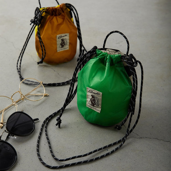COBMASTER ( コブマスター ) COB CORDURA RIP KINCHAKU POUCH S | ポーチ | アウトドア | キャンプ | カラフル | 可愛い | オシャレ | 18422500 | バイカラー | ショルダーバッグ | 巾着 | 防水 | ユニセックス | マチあり | お散歩 | お出かけ