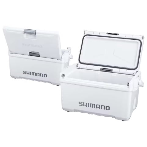 SHIMANO ( シマノ ) ユニフリーズ 20L | LT | クーラー | クーラーボックス | 保冷 | キャンプ | 釣り | アウトドア | レジャー | 水抜き | 内寸45cm | 定番 | Wライムグリーン | ロゴ | シンプル | 座れる | 両面開き | ハードクーラー