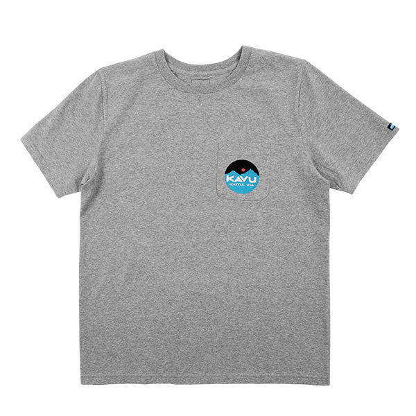 KAVU(カブー) マウンテンロゴTee グレー 198204220