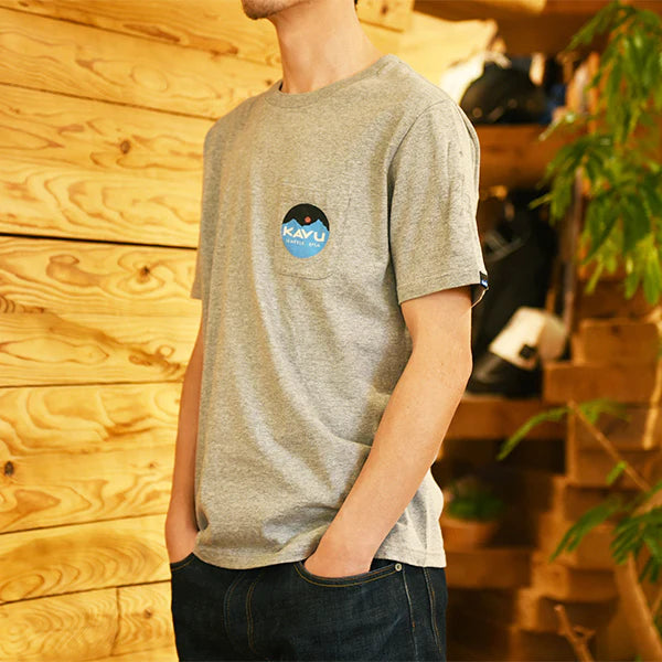 KAVU(カブー) マウンテンロゴTee グレー 198204220