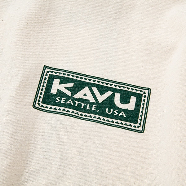 KAVU(カブー)スタンプ Tシャツ ナチュラル/フォレスト 198218510