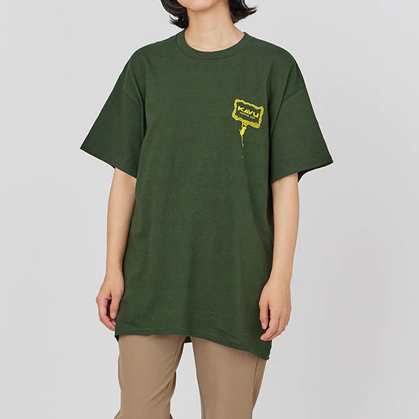 KAVU(カブー)フロッグ Tシャツ   フォレスト 198218600