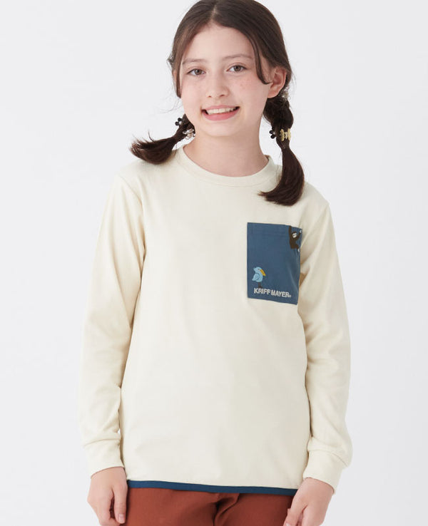 KRIFF MAYER(クリフメイヤー)すごふわポケットTEE KIDS (2317843K)