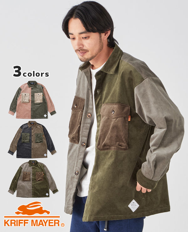 KRIFF MAYER(クリフメイヤー)マルチコーデュロイシャツ MENS アウトドア カジュアル 2315107