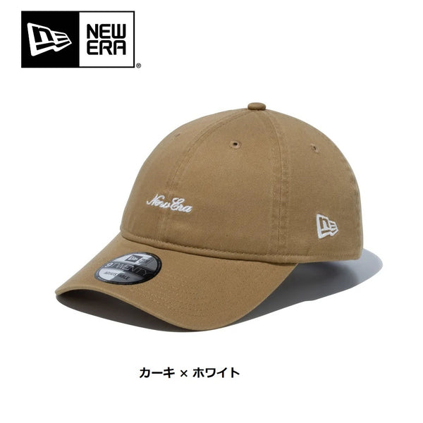 NEW ERA ( ニューエラ ) 9TWENTY スクリプトロゴ ウォッシュドコットン 帽子 | キャップ | 日よけ | アウトドア | レジャー | キャンプ | お出かけ | 定番 | クロスストラップ | ユニセックス