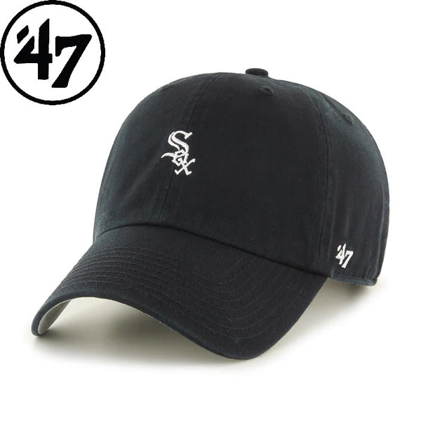 ’47 ( フォーティーセブン ) ’47 クリーンナップ ベースランナー シカゴ ・ ホワイトソックス ブラック | 帽子 | キャップ | 日よけ | コットン | サイズ調整 | 14751416 | アジャスタブルキャップ | ウォッシュド加工