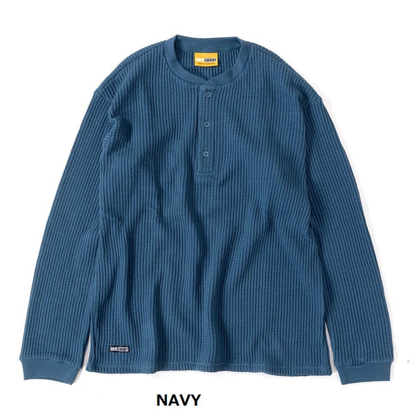 【 SALE 】GRIP SWANY ( グリップスワニー ) 【 GSC-83 】 WAFFLE L/S TEE Tシャツ | 長袖 | シャツ | アウトドア | アパレル | キャンプ | ワッフル | ワッフルニット | シーンレス