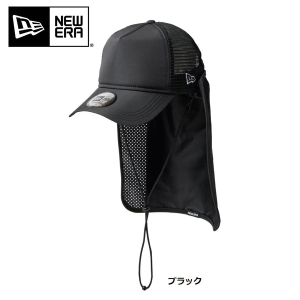 NEW ERA ( ニューエラ ) 9FORTY A-Frame トラッカー サンシェード Utility Collection Tech Surf ブラック | アウトドア | 帽子 | 日よけ | 黒色 | ポリエステル | 撥水 | ユニセックス | 手洗い可 | 14392234 | にゅーえら