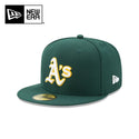 NEW ERA ( ニューエラ ) 59FIFTY MLBオンフィールド オークランド ・ アスレチックス ロード | 帽子 | キャップ | 日よけ | シンプル | レジャー | にゅーえら | 14524862 | ポリエステル | 速乾 | ユニセックス | 定番 | UVカット