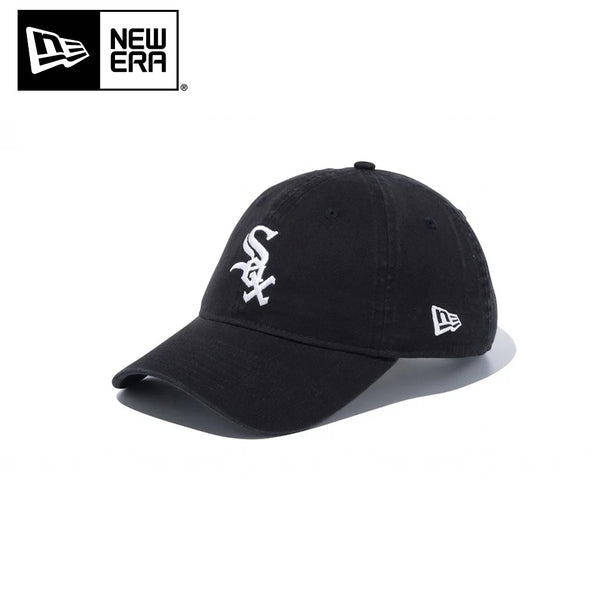 NEW ERA ( ニューエラ ) 9TWENTY シカゴ ・ ホワイトソックス ウォッシュドコットン ブラック × ホワイト | 帽子 | キャップ | シンプル | ロゴ | アウトドア | レジャー | キャンプ | お出かけ | 14525139 | にゅーえら