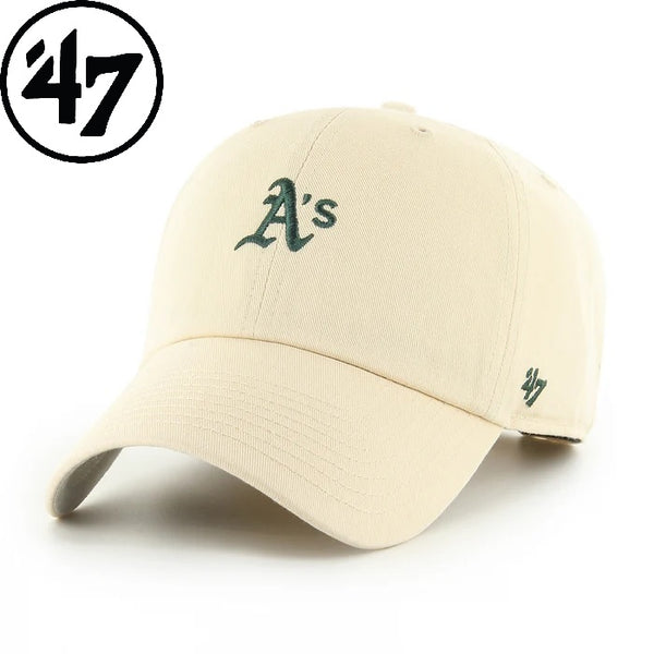 ’47 ( フォーティーセブン ) ’47 クリーンナップ ベースランナー オークランド ・ アスレチックス ナチュラル | 帽子 | キャップ | 日よけ | シンプル | アウトドア | レジャー | ウォッシュド加工 | アジャスタブルキャップ | 14751379
