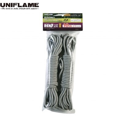 UNIFLAME ( ユニフレーム ) REVOタープロープII 10m ( 2本セット ) ロープ | タープロープ | 自在 | テントアクセサリー | テント小物 | アウトドア | キャンプ | スペア | スペアロープ | ゆにふれーむ | 682296