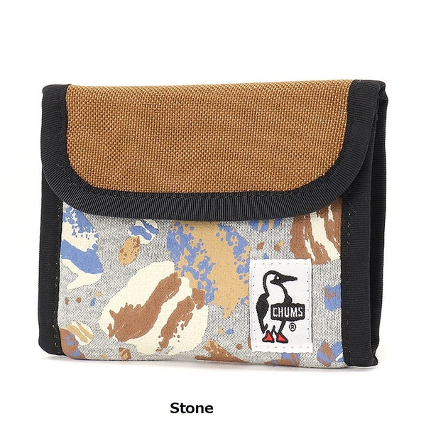 CHUMS ( チャムス ) トリフォルドウォレットスウェットナイロン Sax/Orange 財布 | ウォレット | 三つ折り財布 | コンパクト | 薄い | アウトドア | 旅行 | キャンプ | カジュアル | スウェット | 撥水