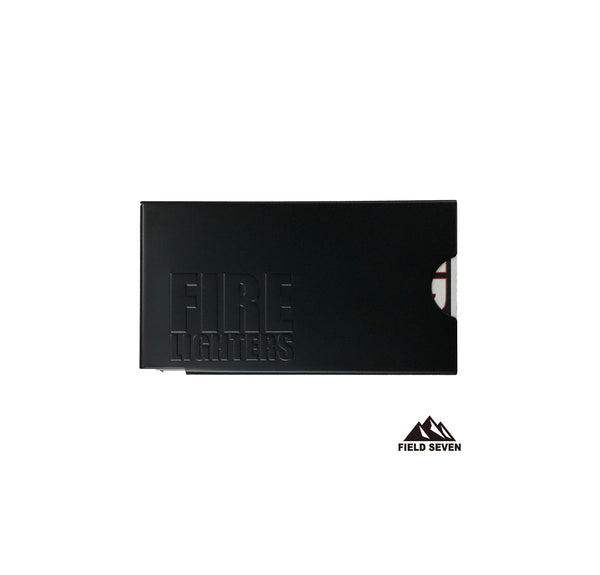 FIRELIGHTERS ( ファイヤーライターズ ) FIRELIGHTERS SLEEVE CASE matte black/ ファイヤーライターズ スリーブケース マットブラック 火起こし 焚き火 薪ストーブ キャンプ アウトドア | スウェーデン マッチ | Swedish Match