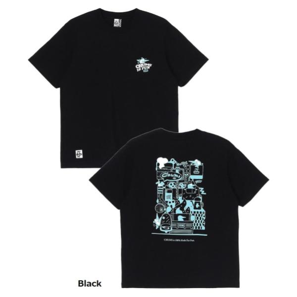 【 SALE 】CHUMS ( チャムス ) チャムスイズファンTシャツ | トップス | Tシャツ | シャツ | バックプリント | プリント | 半袖 | 半袖シャツ | 夏服 | タイダイ染め | CH01-2522 | コットン | レトロポップ | アパレル