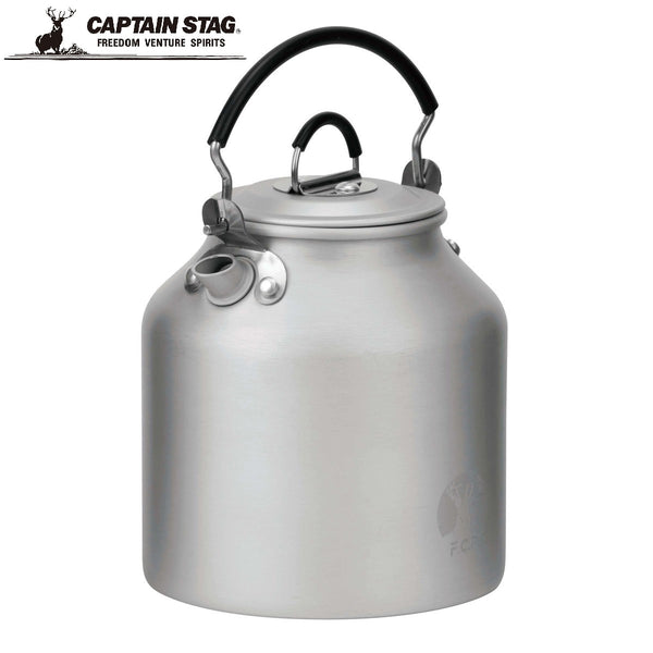 CAPTAIN STAG ( キャプテンスタッグ ) 丸型クッカーに入るアルミケトル625ml CS×F.C.P | ケトル | ヤカン | やかん | 625ml | アウトドア | キャンプ | クッカー | 調理器具 | 料理 | 軽量 | 軽い | アルミ | キャプスタ | UH-4129