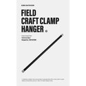 KZM OUTDOOR ( カズミアウトドア ) 直径10mm | 1本 | フィールドクラフトクランプハンガー | クランプ | ハンガー | 純正 | パーツ | ランタン | スタンド | ポール | ブラック | キャンプ | K24T3U13