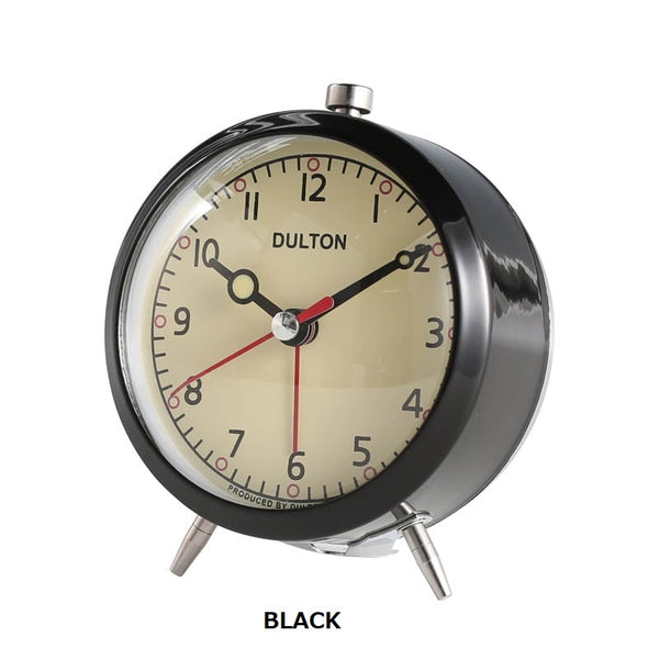 DULTON ( ダルトン ) アラーム クロック | 時計 | 置時計 | 可愛い | シンプル | 足付き | 無音に近い | ベル | 古典的 | オシャレ | インテリア | アラーム | 目覚まし時計 | 100-053Q | だるとん
