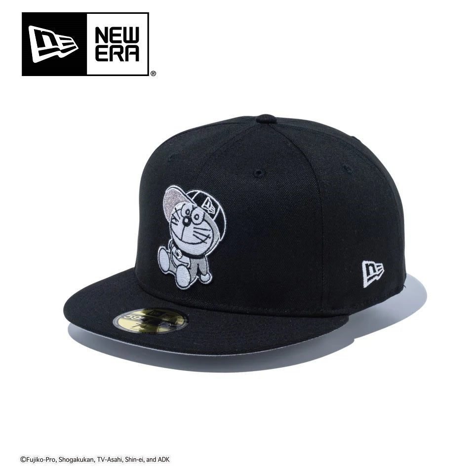 NEW ERA ドラえもん キャップ 7 1/2ブラック NEW ERA ( ニューエラ ) 59FIFTY ドラえもん キャップ ブラック